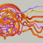 Vibrant 3D rendering depicting the complexity of neural networks.