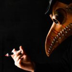 person wearing mask
